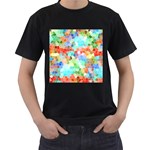 Colorful Mosaic  Men s T-Shirt (Black)