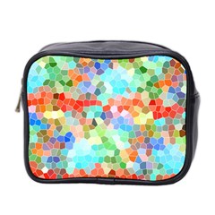 Colorful Mosaic  Mini Toiletries Bag 2-side by designworld65