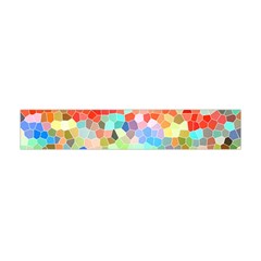 Colorful Mosaic  Flano Scarf (mini) by designworld65