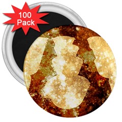 Sparkling Lights 3  Magnets (100 pack)
