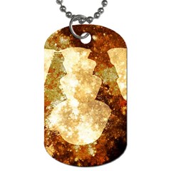 Sparkling Lights Dog Tag (two Sides)