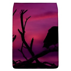 Vultures At Top Of Tree Silhouette Illustration Flap Covers (l)  by dflcprints