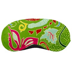 Green Organic Abstract Sleeping Masks by DanaeStudio