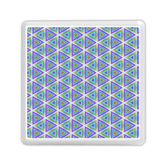 Colorful Retro Geometric Pattern Memory Card Reader (square)  by DanaeStudio