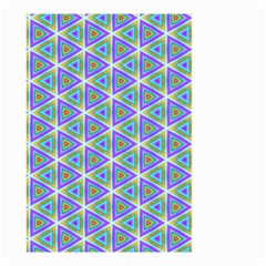 Colorful Retro Geometric Pattern Small Garden Flag (two Sides) by DanaeStudio