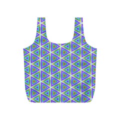 Colorful Retro Geometric Pattern Full Print Recycle Bags (s)  by DanaeStudio