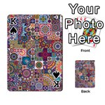 Ornamental Mosaic Background Playing Cards 54 Designs  Front - SpadeK