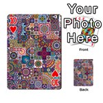 Ornamental Mosaic Background Playing Cards 54 Designs  Front - Heart10