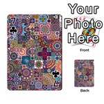 Ornamental Mosaic Background Playing Cards 54 Designs  Front - Club7