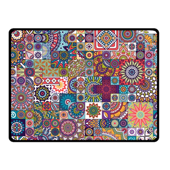 Ornamental Mosaic Background Fleece Blanket (Small)