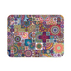 Ornamental Mosaic Background Double Sided Flano Blanket (mini)  by TastefulDesigns