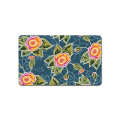 Floral Fantsy Pattern Magnet (name Card) by DanaeStudio