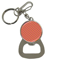 Vibrant Retro Diamond Pattern Bottle Opener Key Chains by DanaeStudio