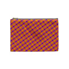 Vibrant Retro Diamond Pattern Cosmetic Bag (medium)  by DanaeStudio