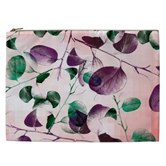 Spiral Eucalyptus Leaves Cosmetic Bag (xxl)  by DanaeStudio