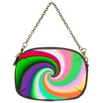 Colorful Spiral Dragon Scales   Chain Purses (Two Sides)  Back