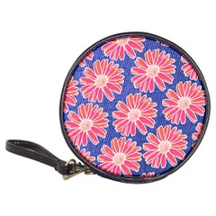 Pink Daisy Pattern Classic 20-cd Wallets by DanaeStudio