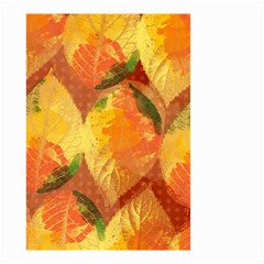 Fall Colors Leaves Pattern Small Garden Flag (two Sides)