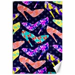 Colorful High Heels Pattern Canvas 12  x 18   11.88 x17.36  Canvas - 1