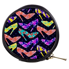 Colorful High Heels Pattern Mini Makeup Bags by DanaeStudio