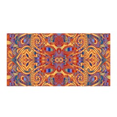 Oriental Watercolor Ornaments Kaleidoscope Mosaic Satin Wrap by EDDArt