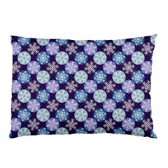 Snowflakes Pattern Pillow Case (two Sides)