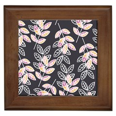 Winter Beautiful Foliage  Framed Tiles by DanaeStudio