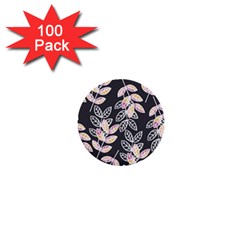 Winter Beautiful Foliage  1  Mini Buttons (100 Pack)  by DanaeStudio