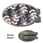 Winter Beautiful Foliage  Money Clips (Oval)  Front