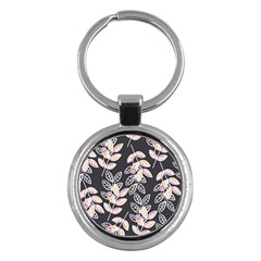 Winter Beautiful Foliage  Key Chains (round)  by DanaeStudio