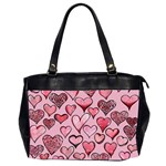 Artistic Valentine Hearts Office Handbags (2 Sides)  Front