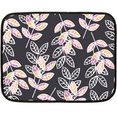 Winter Beautiful Foliage  Double Sided Fleece Blanket (mini) 