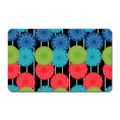 Vibrant Retro Pattern Magnet (rectangular) by DanaeStudio