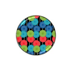 Vibrant Retro Pattern Hat Clip Ball Marker (10 Pack) by DanaeStudio