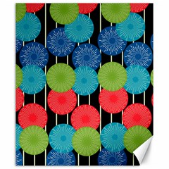 Vibrant Retro Pattern Canvas 20  X 24  