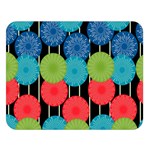 Vibrant Retro Pattern Double Sided Flano Blanket (Large)  80 x60  Blanket Front