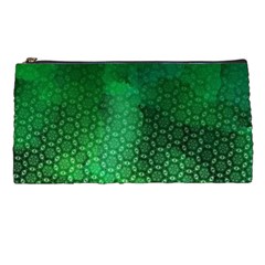 Ombre Green Abstract Forest Pencil Cases by DanaeStudio