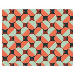 Modernist Geometric Tiles Double Sided Flano Blanket (medium)  by DanaeStudio