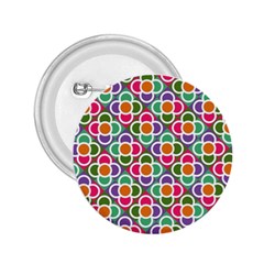 Modernist Floral Tiles 2 25  Buttons by DanaeStudio