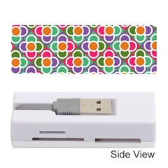 Modernist Floral Tiles Memory Card Reader (stick) 