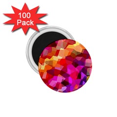 Geometric Fall Pattern 1 75  Magnets (100 Pack)  by DanaeStudio