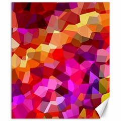 Geometric Fall Pattern Canvas 8  X 10 