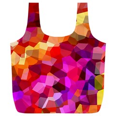 Geometric Fall Pattern Full Print Recycle Bags (l)  by DanaeStudio