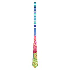 India Ornaments Mandala Balls Multicolored Neckties (one Side)  by EDDArt