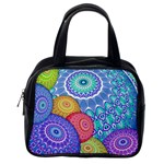 India Ornaments Mandala Balls Multicolored Classic Handbags (One Side) Front