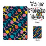 Colorful Floral Pattern Playing Cards 54 Designs  Front - Spade2