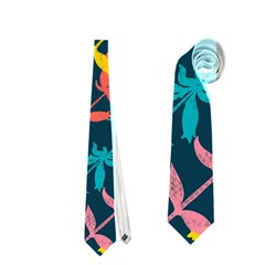 Colorful Floral Pattern Neckties (one Side)  by DanaeStudio