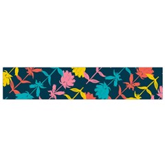 Colorful Floral Pattern Flano Scarf (small)  by DanaeStudio