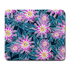 Whimsical Garden Large Mousepads by DanaeStudio