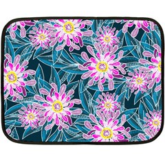 Whimsical Garden Fleece Blanket (mini) by DanaeStudio